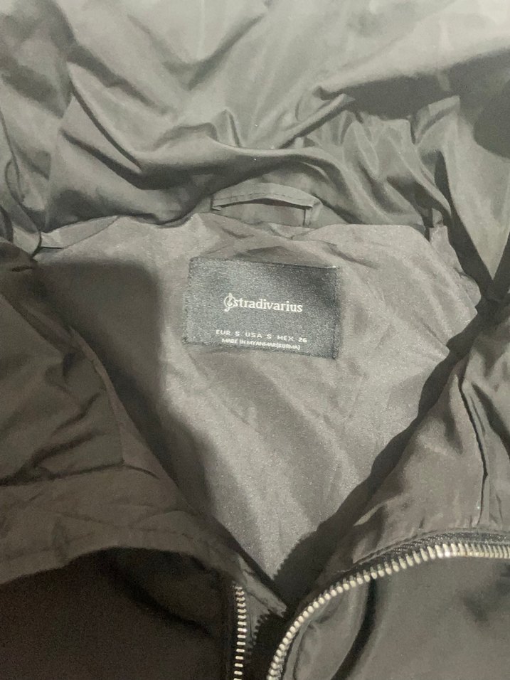 Siyah Fermuarlı Kadın Midi Mont - Görsel 2