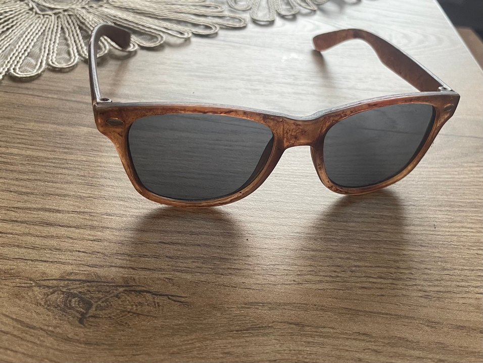 Kahverengi Retro Kadın Güneş Gözlüğü - Görsel 2