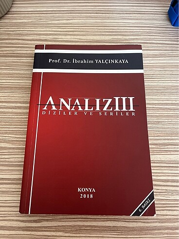 analiz 3 ibrahim yalçınkaya