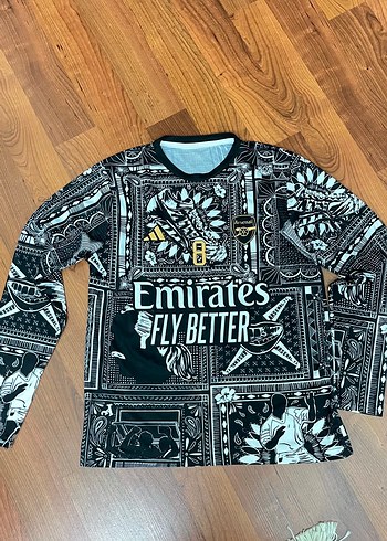 Siyah Baskılı Uzun Kollu Erkek Sweatshirt