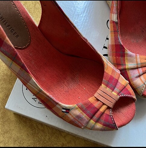 Tommy Hilfiger Tommy hilfiger kadın dolgu topuk ayakkabı