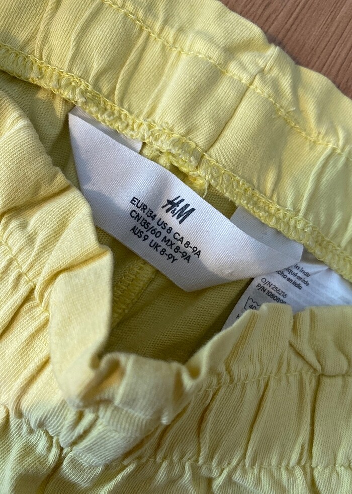 H&M penye şort 8-9 yaş - Görsel 3
