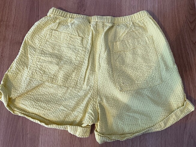 H&M kendinden dokulu şort 7/8 yaş - Görsel 3