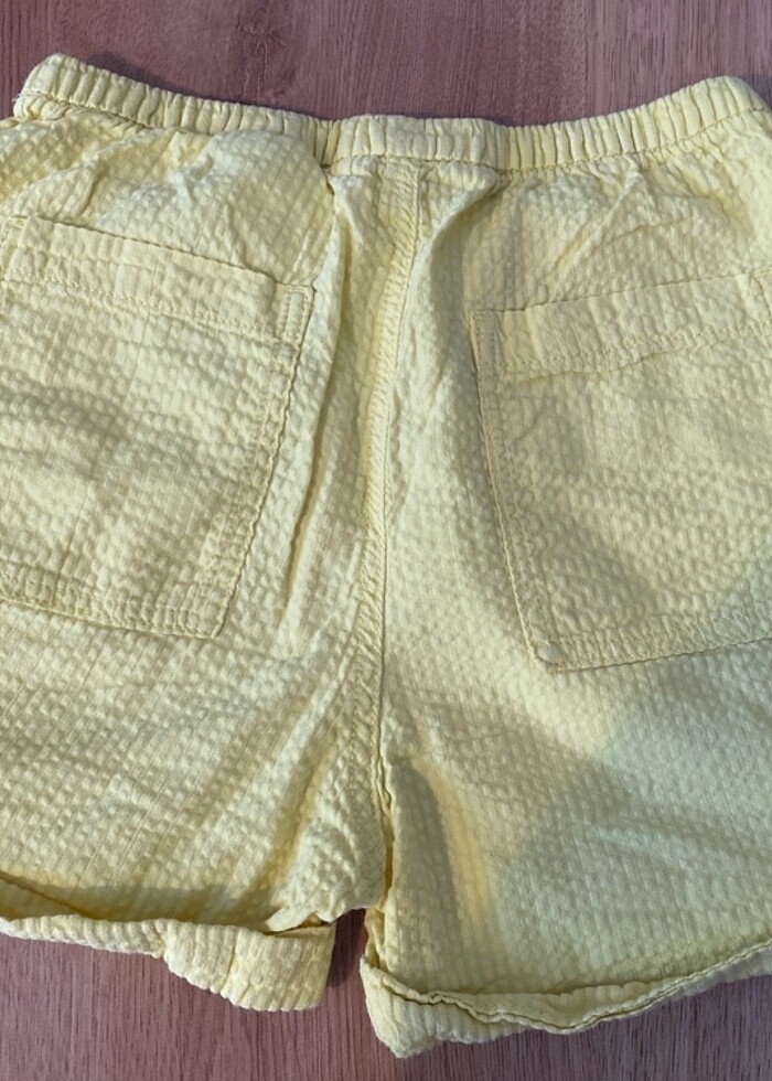 H&M kendinden dokulu şort 7/8 yaş - Görsel 3