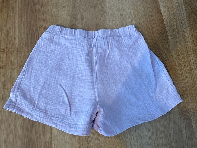Müslin kumaş çok rahat şort 7/8 yaş - Görsel 3