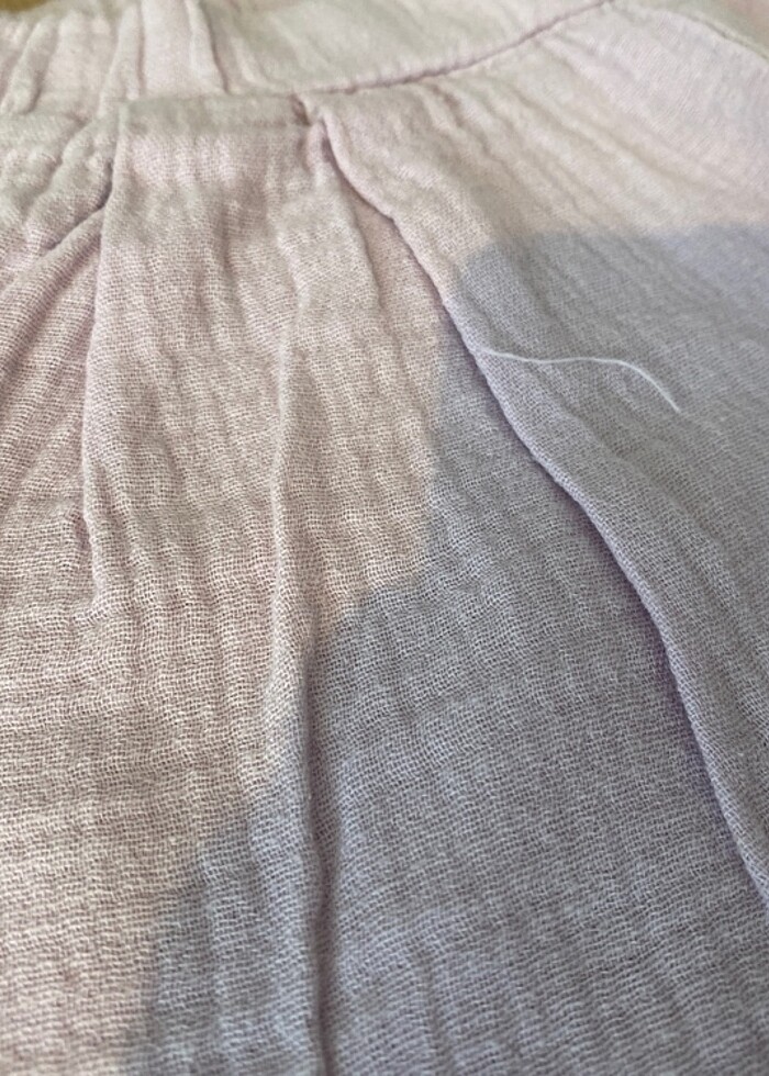 Müslin kumaş çok rahat şort 7/8 yaş - Görsel 2