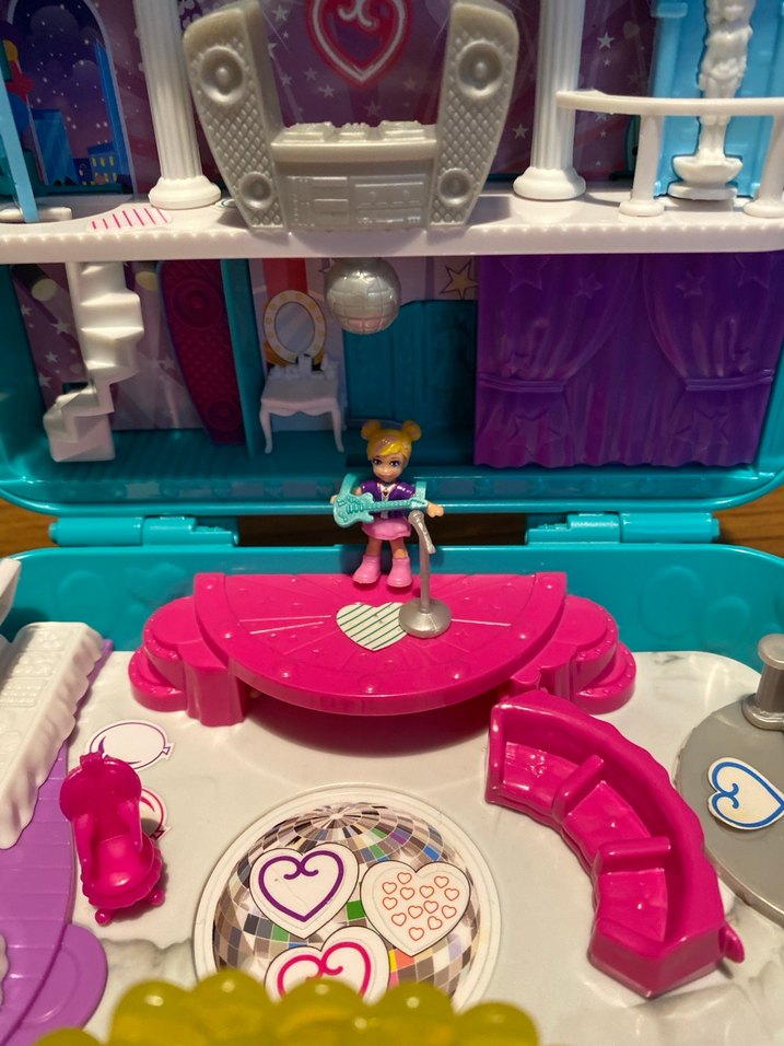 Poly pocket çanta olabilen mikro oyun seti popstar. - Görsel 5