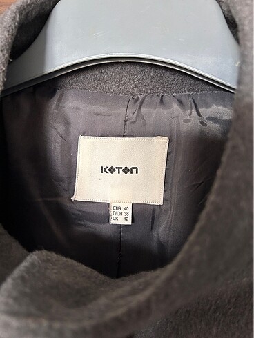 l Beden Koton gri kaban