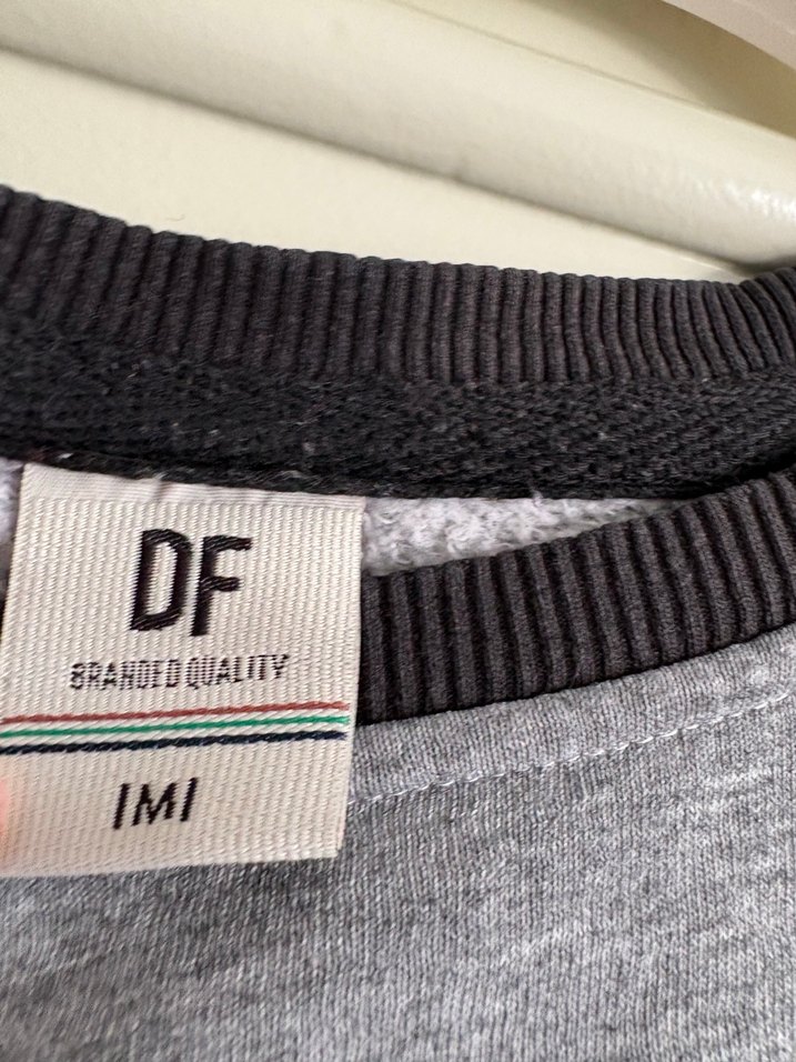 Gri Desenli Erkek Sweatshirt - Görsel 4