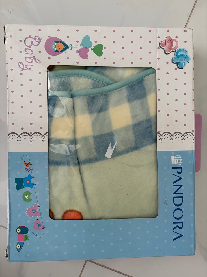 Mavi Baskılı Çocuk Battaniyesi - Görsel 2