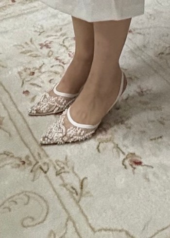 Kadın Beyaz Gelin Stiletto - Görsel 2