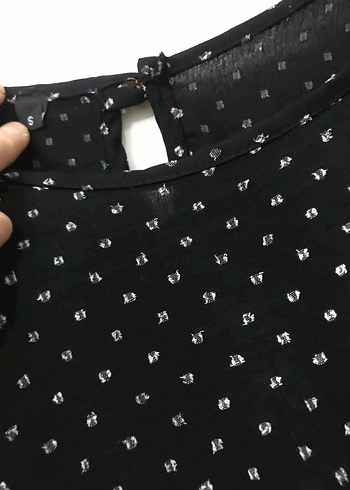 Siyah Puantiyeli Uzun Elbise - Görsel 2