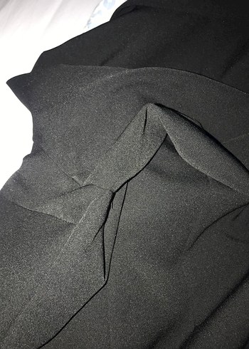 Düğmeli Siyah Kadın Blazer Ceket - Görsel 7