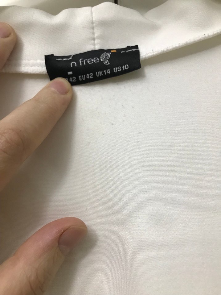 Beyaz Midi Kadın Robası - Görsel 5