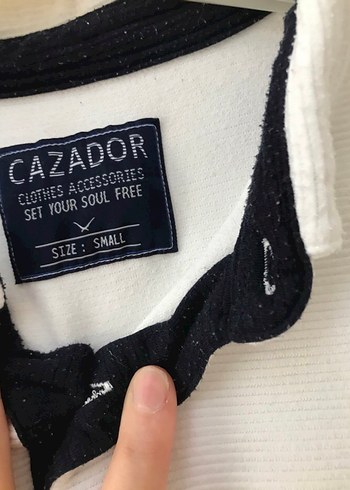 Düğmeli Beyaz Erkek Sweatshirt - Görsel 4