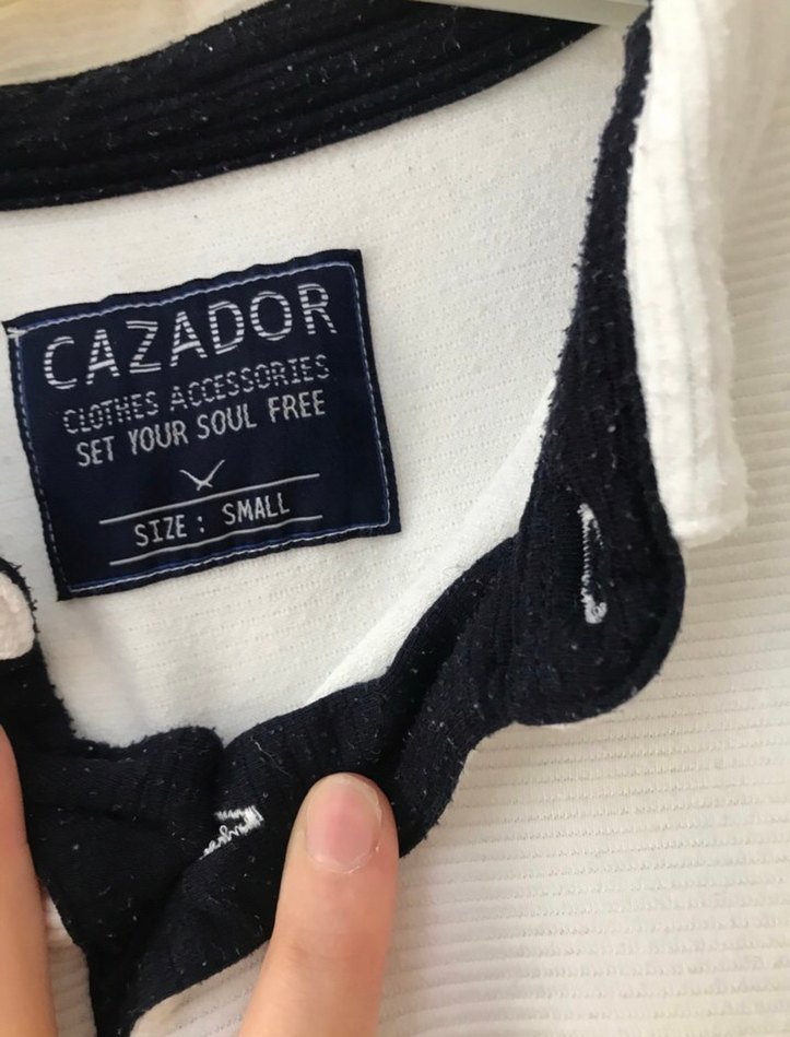 Düğmeli Beyaz Erkek Sweatshirt - Görsel 4