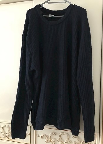 Lacivert  Erkek Regular Fit Örgü Kazak - Görsel 2