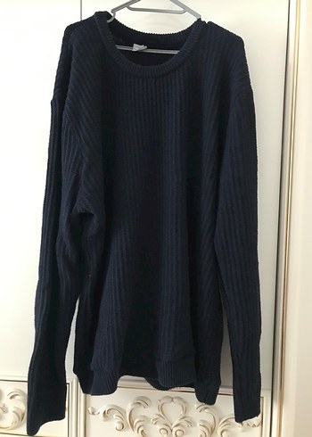 Lacivert  Erkek Regular Fit Örgü Kazak - Görsel 5