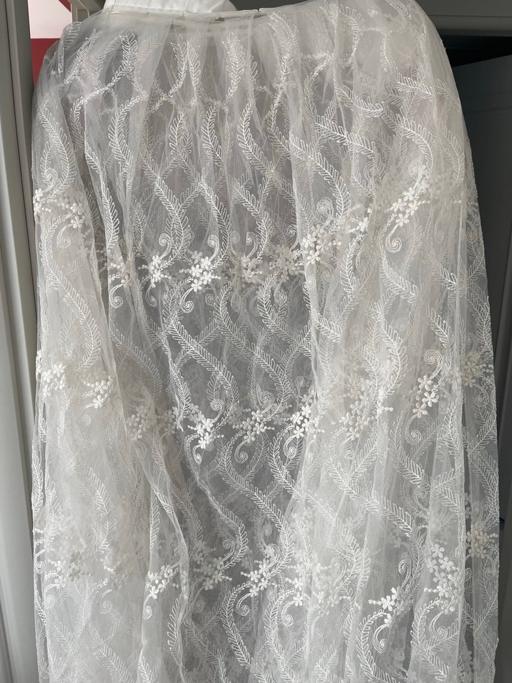 Ekru renk tül perde - Görsel 3