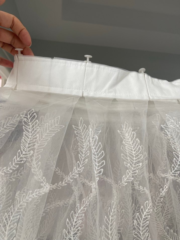 Ekru renk tül perde - Görsel 5