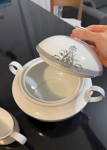 Porselen Çorba tenceresi - Görsel 3