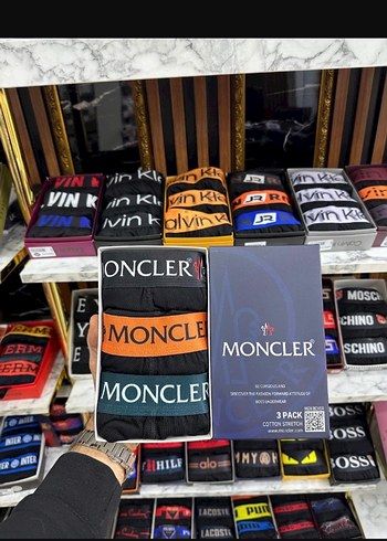 Moncler Erkek Boxer 3'lü Paket - Görsel 2