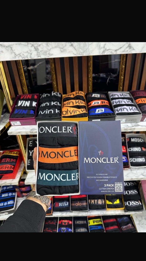 Moncler Erkek Boxer 3'lü Paket - Görsel 2