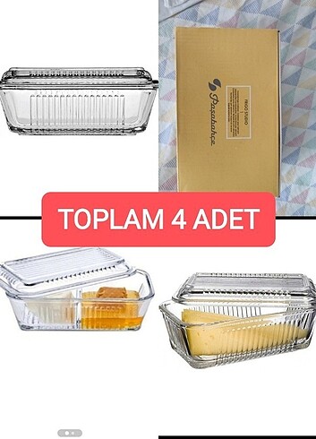 Paşabahçe Frigo Kapaklı Kahvaltılık Tereyağlık Peynirlik reçelli