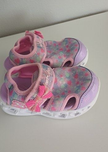 Skechers Kız Çocuk Pembe Bağcıksız Spor Ayakkabı