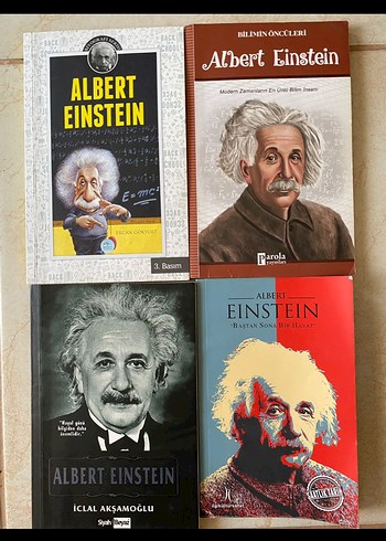 Albert Einstein Biyografi Kitapları Seti