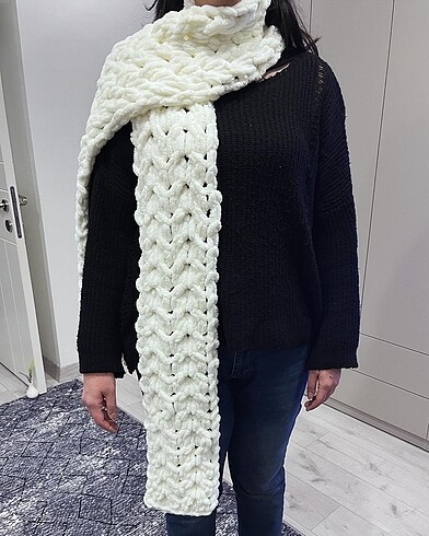 Puffy Pie Pufyy ekru atkı