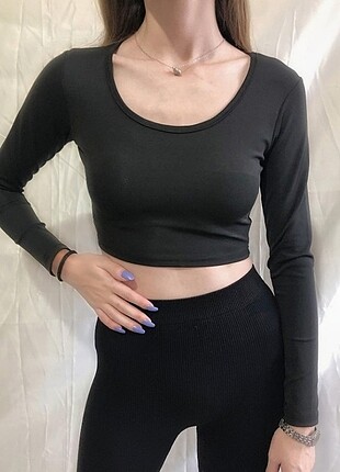 s Beden U yaka crop