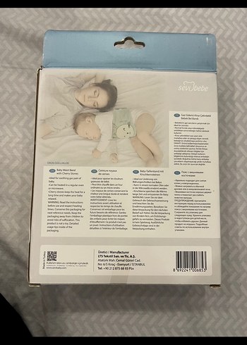 Sevibebe Kiraz Çekirdekli Bebek Bel Bandı - Görsel 2