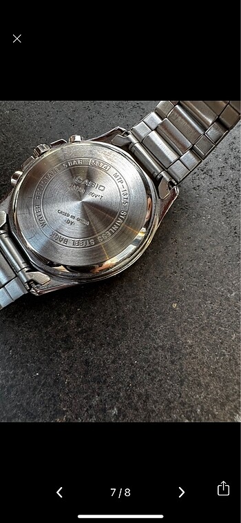  Beden gri Renk Casio erkek saat