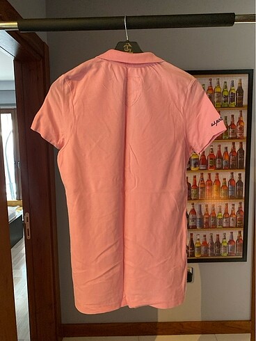 l Beden pembe Renk Polo pembe kadın tişört