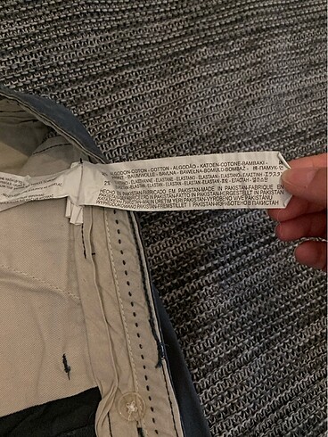 40 Beden Zara erkek pantolonu