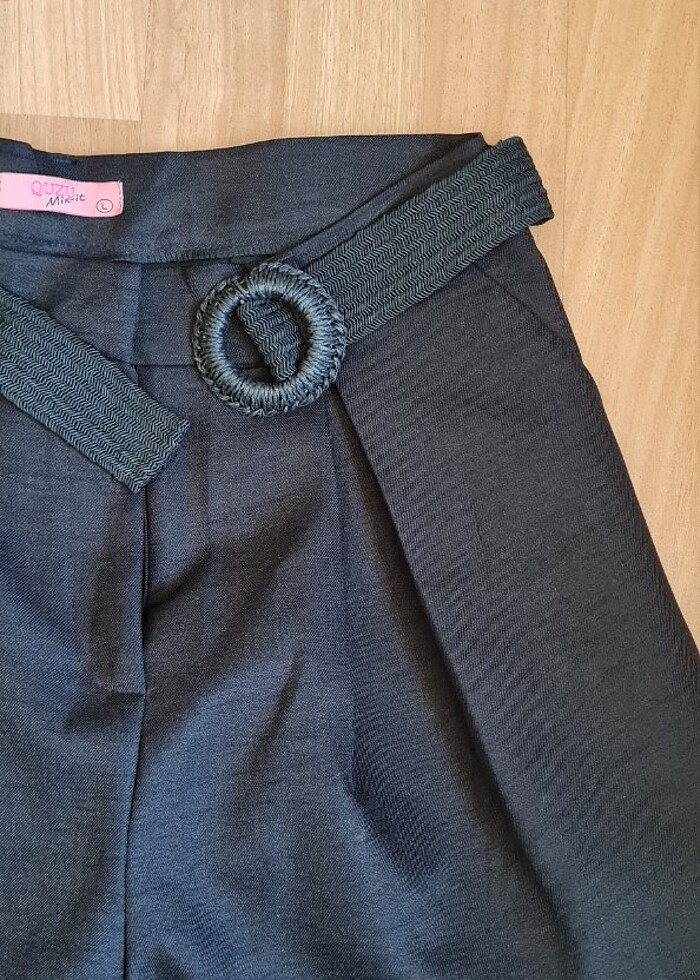 Keten şort - Görsel 2