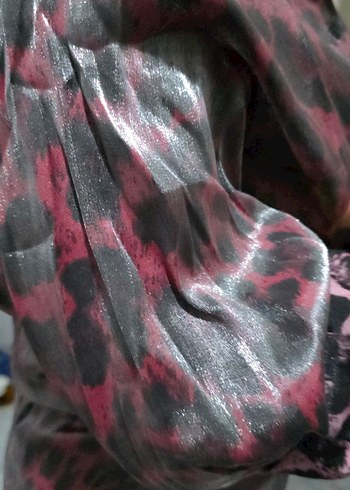 Siyah-Gri Uzun Bağlama Desenli Kadın Pijama Takımı - Görsel 5