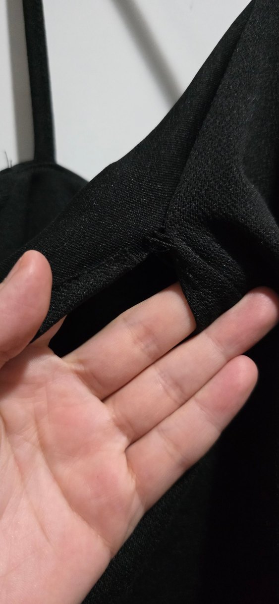 Siyah Strappy Midi Gotik Abiye Elbise - Görsel 2