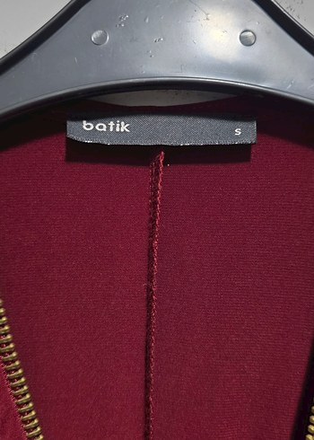 Bordo Kadın Uzun Kollu Salaş V Yaka Tunik - Görsel 4