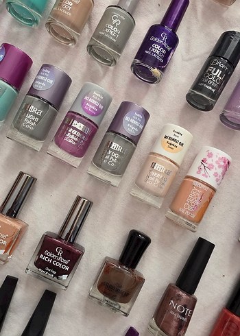 Çok Renkli Hafif Tonlarda Oje Seti - Görsel 8