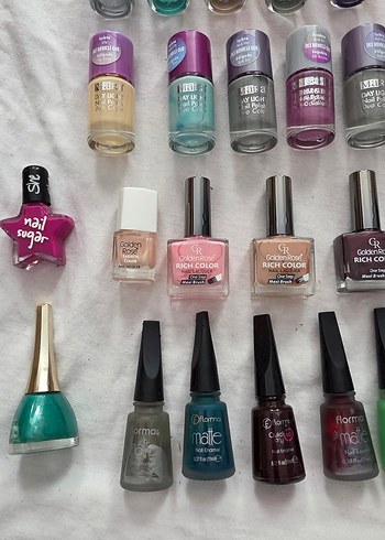 Çok Renkli Hafif Tonlarda Oje Seti - Görsel 6