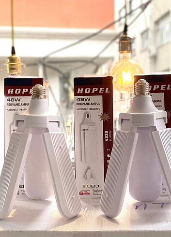 Beden 48W 3 KOLLU BEYAZ LED PERVANE AMPUL