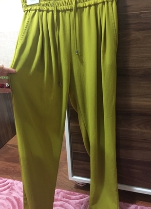 Addax Yazlık şifon kumaş pantolon (iç göstermez)