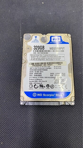 320GB WD BLUE HARDDİSK