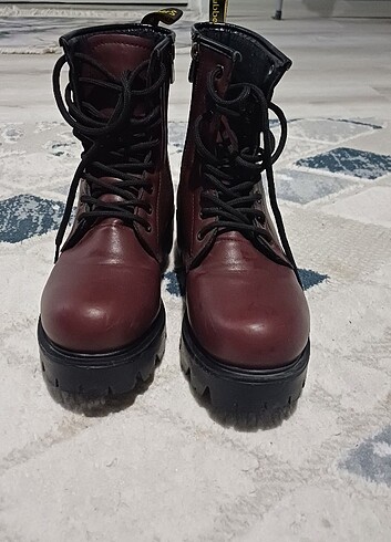 39 Beden bordo Renk Bambi 39 numara bot.