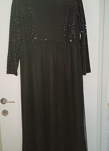 Büyük moda 48 beden abiye