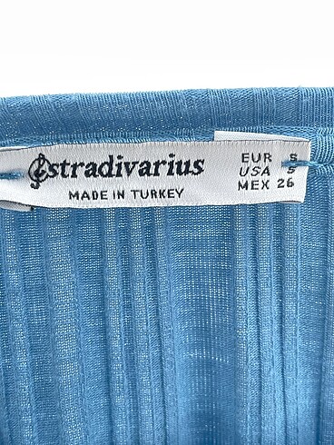 s Beden mavi Renk Stradivarius Bluz %70 İndirimli.