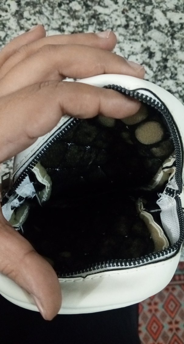 Beyaz Kapitone Deri Kadın Çanta - Görsel 3