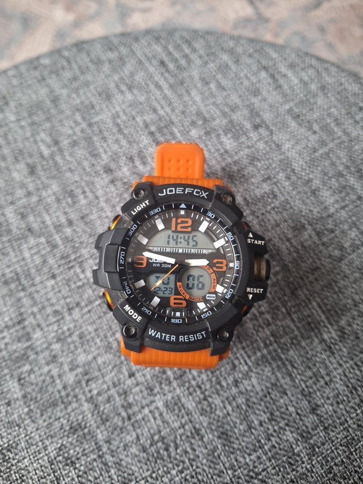 Turuncu Erkek Biker Spor Saat - Görsel 4